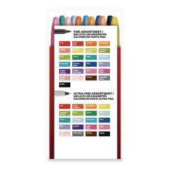 Permanent Markers Ultimate Collection with Cosmic Colors - Assorted Tip Sizes/Types/Assorted Colors (45/Pack) Pens, Pencils & Markers
