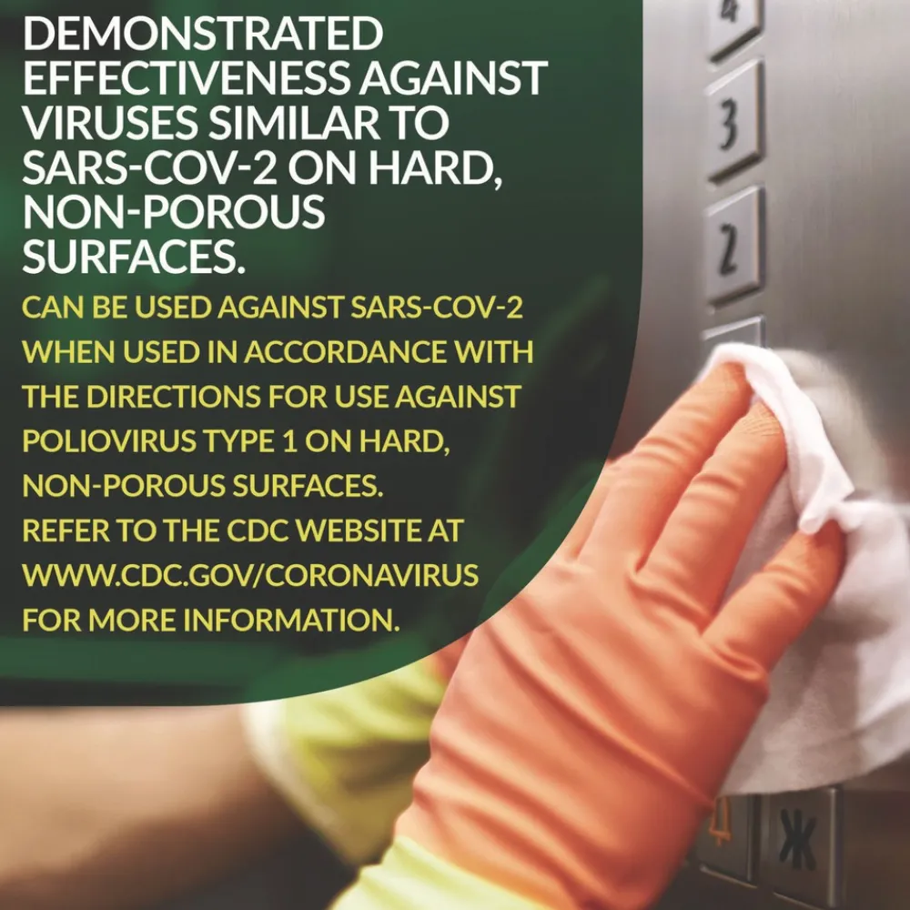 Online 3310200601001 1 gal. Bottle d Pro 3 Plus Antibacterial Concentrate - Herbal (6/Carton) Cleaning & Janitorial Supplies