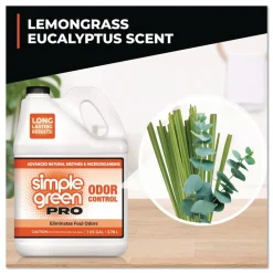 New 1 Gallon Pro Odor Control - Lemongrass Eucalyptus (4/Carton) Odor Control