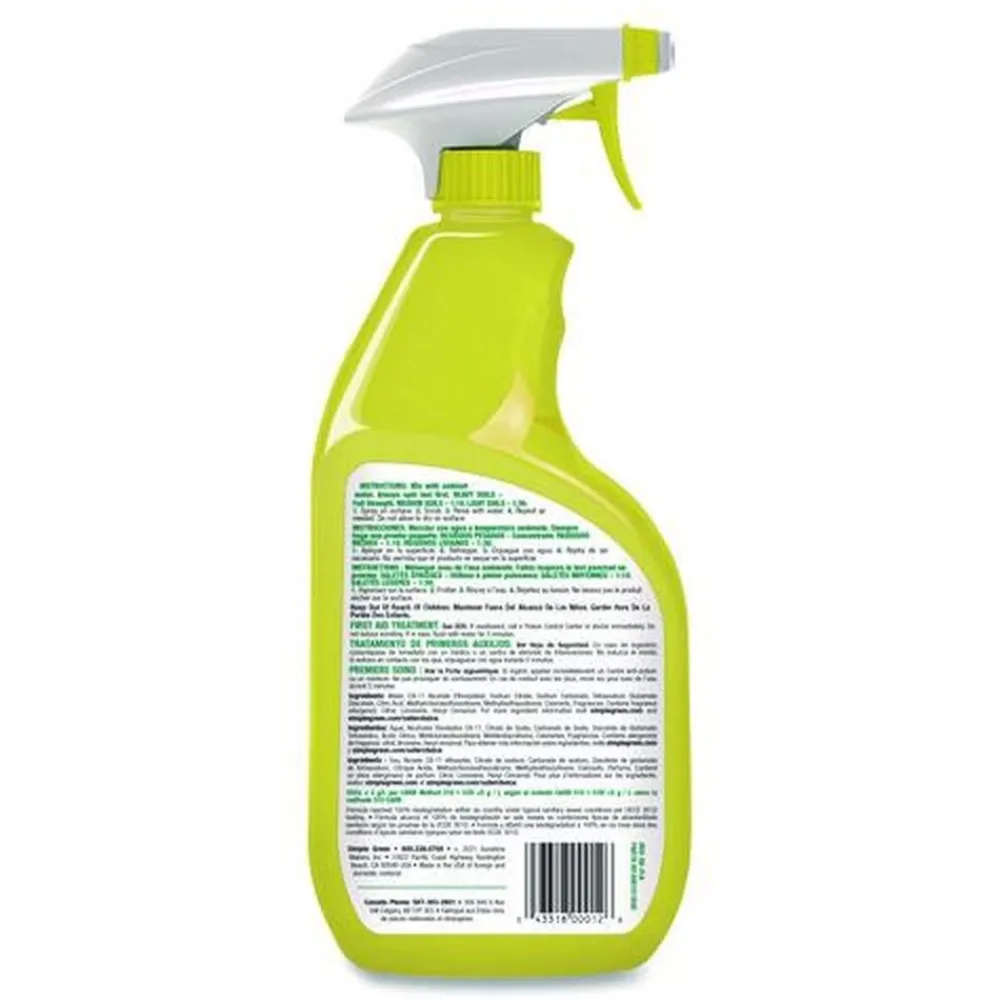 Online 24 oz. Industrial Cleaner and Degreaser Concentrate Spray - Lemon Scent (12/Carton) Cleaning & Janitorial Supplies