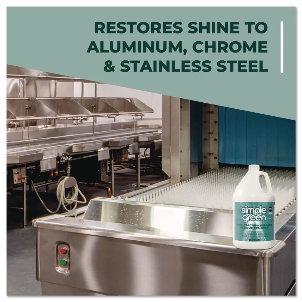 Hot Lime Calcium Surface Residue Remover, 1 gal Bottle, 6/Carton Cleaning & Janitorial Supplies