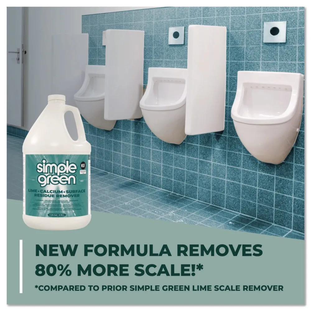 Hot Lime Calcium Surface Residue Remover, 1 gal Bottle, 6/Carton Cleaning & Janitorial Supplies