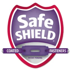 Sale 1 Divider Four SafeSHIELD Fasteners Legal Size Four-Section Pressboard Top Tab Classification Folders - Blue (10/Box) Filing & Folders