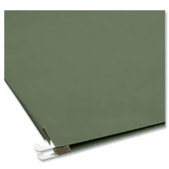 Hot 3.5 in. Capacity 1 Section Legal Size Hanging Pockets with Full-Height Gusset - Standard Green (10/Box) Filing & Folders