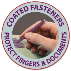 2 in. Expansion 1 Divider Legal Size 4 SafeSHIELD Fasteners End Tab Pressboard Classification Folders - Gray-Green (10/Box) Filing & Folders