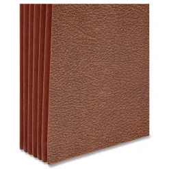 Sale 5.25 in. Expansion 6 Section Legal Size Classic Expanding Partition Wallet with Tear Resistant Gusset and Elastic Cord - Redrope (10/Box) Filing & Folders