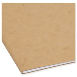 Best 0.75 in. Expansion 2/5-Cut Top Tab 17-pt Kraft Fastener Folders, 2 Fasteners - Legal Size/Kraft (50/Box) Filing & Folders