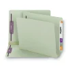 Discount 3 in. Expansion End Tab Pressboard Classification Folders with 2 SafeSHIELD Coated Fasteners - Letter Size/Gray-Green (25/Box) Filing & Folders