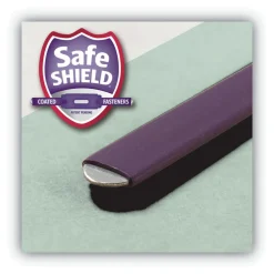 Discount 3 in. Expansion End Tab Pressboard Classification Folders with 2 SafeSHIELD Coated Fasteners - Letter Size/Gray-Green (25/Box) Filing & Folders