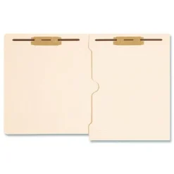 Clearance 0.75 in. Expansion Heavyweight End Tab Fastener Folders - Manila/Letter Size (50/Box) Filing & Folders