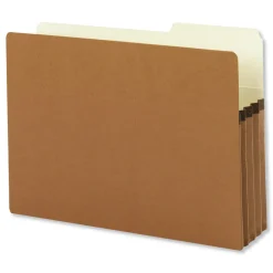 Sale 3.5 in. Expansion Legal Size Redrope Drop Front File Pockets with 2/5-Cut Guide Height Tabs (25/Box) Filing & Folders