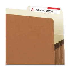 Sale 3.5 in. Expansion Legal Size Redrope Drop Front File Pockets with 2/5-Cut Guide Height Tabs (25/Box) Filing & Folders