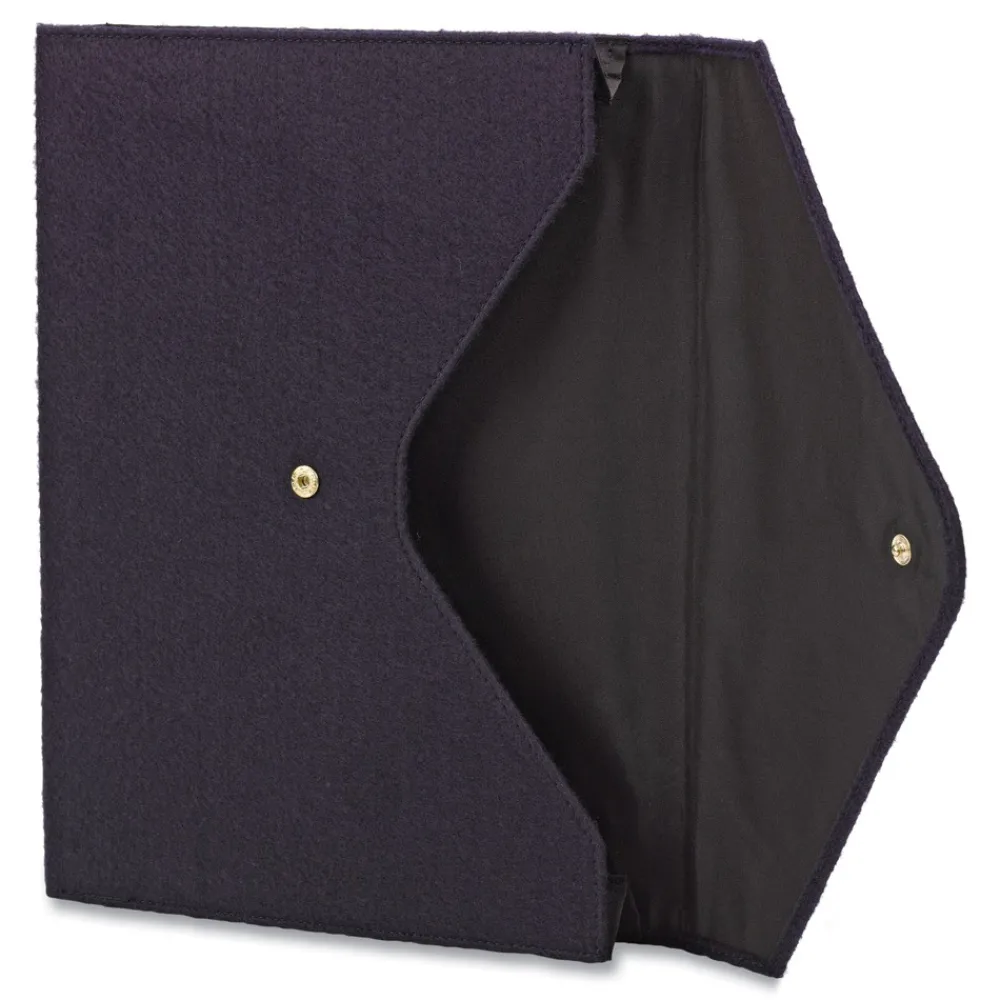 Hot 2 in. Expansion Letter Size Soft Touch Cloth Expanding Files - Dark Blue Cleaning & Janitorial Supplies