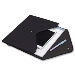 Hot 2 in. Expansion Letter Size Soft Touch Cloth Expanding Files - Dark Blue Cleaning & Janitorial Supplies