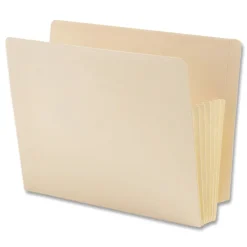 Online 5.25 in. Expansion Letter Size End Tab TUFF Pockets - Manila (10/Box) Filing & Folders