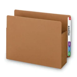 New 5.25 in. Expansion Letter Size Heavy-Duty Redrope End Tab TUFF Pockets (10/Box) Filing & Folders