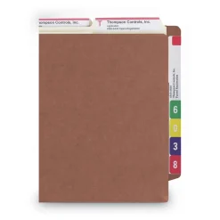 New 5.25 in. Expansion Letter Size Heavy-Duty Redrope End Tab TUFF Pockets (10/Box) Filing & Folders