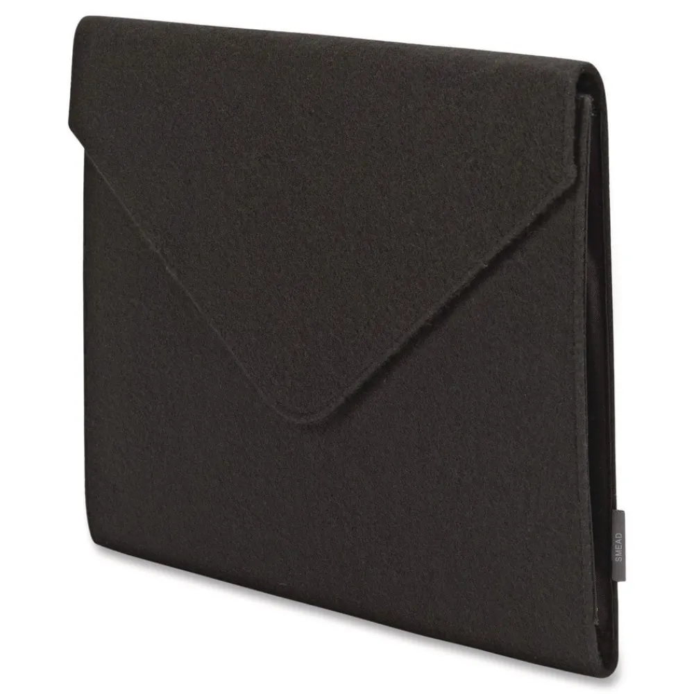 Hot 2 in. Expansion Letter Size Soft Touch Cloth Expanding Files - Black Cleaning & Janitorial Supplies