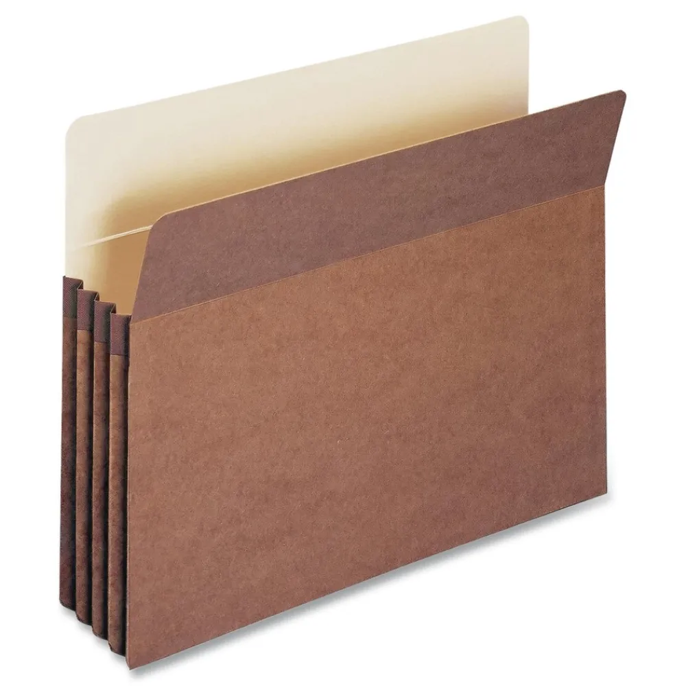 New 3.5 in. Expansion Letter Size Redrope Drop Front File Pockets with 2/5-Cut Guide Height Tabs (25/Box) Filing & Folders