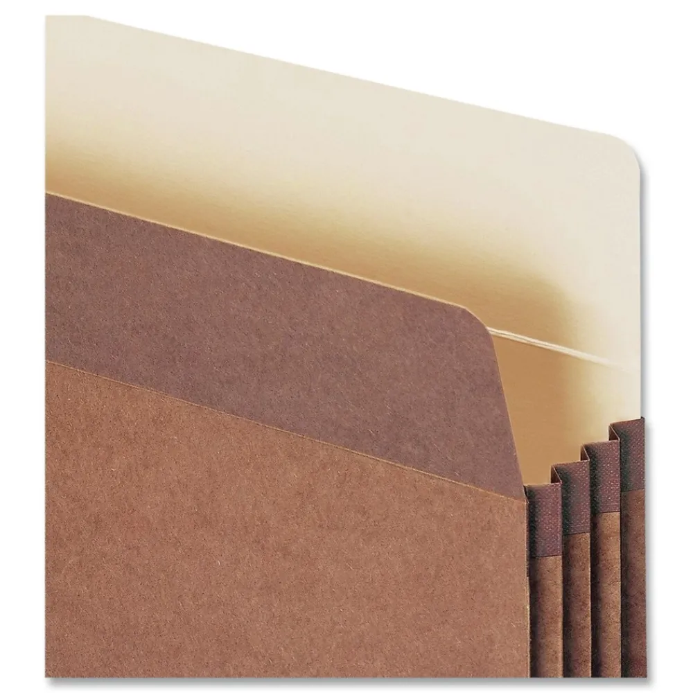 New 3.5 in. Expansion Letter Size Redrope Drop Front File Pockets with 2/5-Cut Guide Height Tabs (25/Box) Filing & Folders