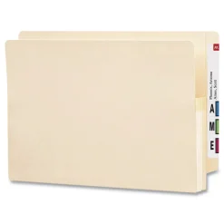 Outlet 1.75 in. Expansion Manila End Tab File Pockets - Legal, Manila (25/Box) Filing & Folders