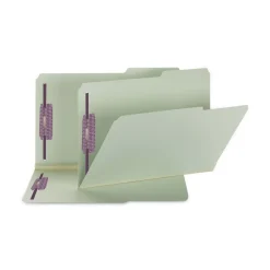 Outlet 2 in. Expansion Recycled Pressboard Folders - Gray-Green/Legal Size (25/Box) Filing & Folders