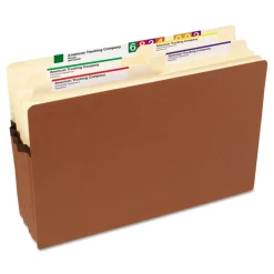 3.5 in. Expansion Redrope Drop Front File Pockets - Legal, Redrope (50/Box) Filing & Folders