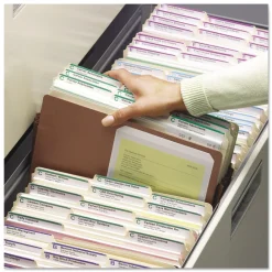 3.5 in. Expansion Redrope Drop Front File Pockets - Legal, Redrope (50/Box) Filing & Folders