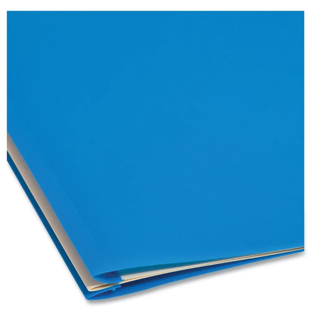Hot 2 in. Expansion Six-Section Poly Classification Folders - Blue Exterior/Letter Size (10/Box) Filing & Folders