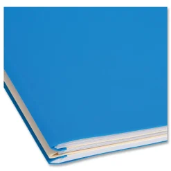 Hot 2 in. Expansion Six-Section Poly Classification Folders - Blue Exterior/Letter Size (10/Box) Filing & Folders