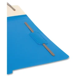 Hot 2 in. Expansion Six-Section Poly Classification Folders - Blue Exterior/Letter Size (10/Box) Filing & Folders