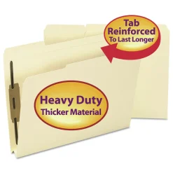 Online 1.5 in. Top Tab Manila Expansion 2-Fastener Folders - Letter Size/Manila Exterior (50/Box) Filing & Folders
