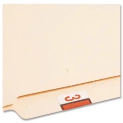 Clearance 1 in. x 1.25 in. 3 Numerical End Tab File Folder Labels - White (1-Roll) Labels & Label Makers