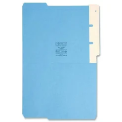 Best 3.25 in. x 9.25 in. Straight Tab End Tab Converters - Manila (500/Box) Filing & Folders