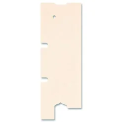 Best 3.25 in. x 9.25 in. Straight Tab End Tab Converters - Manila (500/Box) Filing & Folders