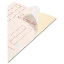 Best 3.25 in. x 9.25 in. Straight Tab End Tab Converters - Manila (500/Box) Filing & Folders