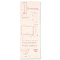 Best 3.25 in. x 9.25 in. Straight Tab End Tab Converters - Manila (500/Box) Filing & Folders