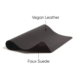 New 31.5 in. x 15.7 in. Vegan Leather Desk Pads - Charcoal Desk Accessories & Office Organizers|Office Furniture & Lighting