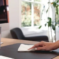 New 31.5 in. x 15.7 in. Vegan Leather Desk Pads - Charcoal Desk Accessories & Office Organizers|Office Furniture & Lighting