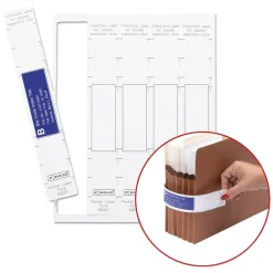 Discount 1.63 in. x 10.13 in. Viewables Pocket Label Pulls - White (45/Pack) Labels & Label Makers