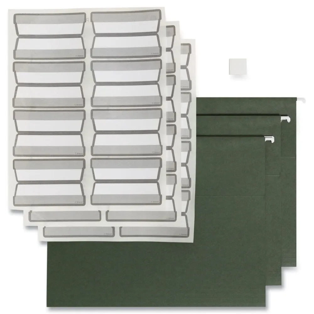 Sale 100 Percent Recycled Letter Size Hanging File Folders with ProTab Kit - Standard Green (1-Kit) Office Furniture & Lighting