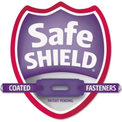 8 SafeSHIELD Fasteners 2/5-Cut Tabs 3 Dividers Letter Size Pressboard Classification Folders - Gray-Green (10/Box) Filing & Folders