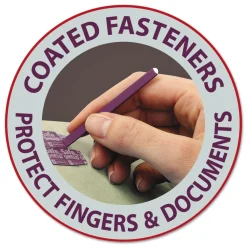 8 SafeSHIELD Fasteners 2/5-Cut Tabs 3 Dividers Letter Size Pressboard Classification Folders - Gray-Green (10/Box) Filing & Folders