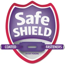 6 SafeSHIELD Fasteners 2 Dividers Letter Size 6-Section Pressboard Top Tab Pocket Classification Folders - Blue (10/Box) Filing & Folders