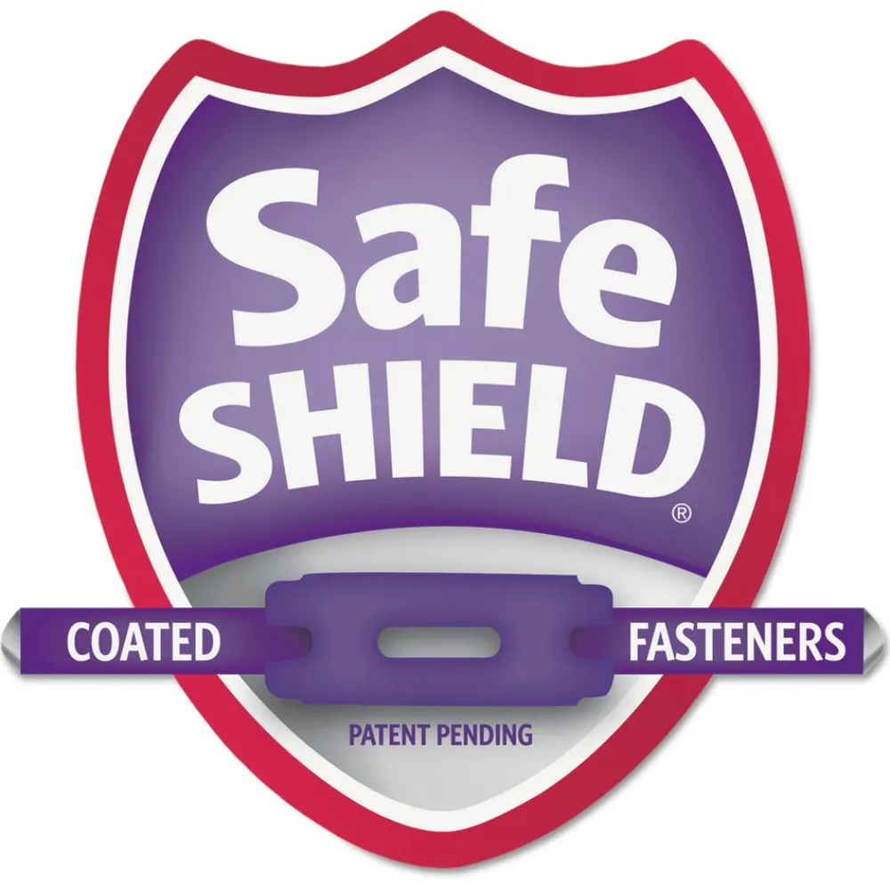 6 SafeSHIELD Fasteners 2 Dividers Letter Size 6-Section Pressboard Top Tab Pocket Classification Folders - Blue (10/Box) Filing & Folders