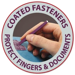 Discount 8 SafeSHIELD Fasteners 3 in. Expansion 3 Dividers Letter Size Pressboard Top Tab Classification Folders - Blue (10/Box) Filing & Folders