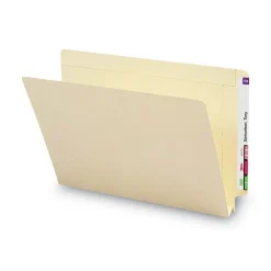 Outlet 27275 Straight Tabs Legal Size 1.5 in. Expansion Heavyweight End Tab Expansion Folders - Manila (50/Box) Filing & Folders
