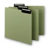 Hot 1/3-Cut Tab 8.5 in. x 11 in. Recycled Blank Top Tab File Guides - Green (50/Box) Filing & Folders