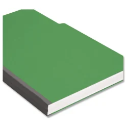 New 1/3-Cut Tabs Assorted Legal Size 1 in. Expansion Recycled Heavy Pressboard Folders - Green (25/Box) Filing & Folders