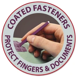 Outlet 1/3-Cut Tabs 3-in Expansion 2 SafeSHIELD Fasteners Letter Size Recycled Pressboard Fastener Folders - Gray-Green (25/Box) Filing & Folders